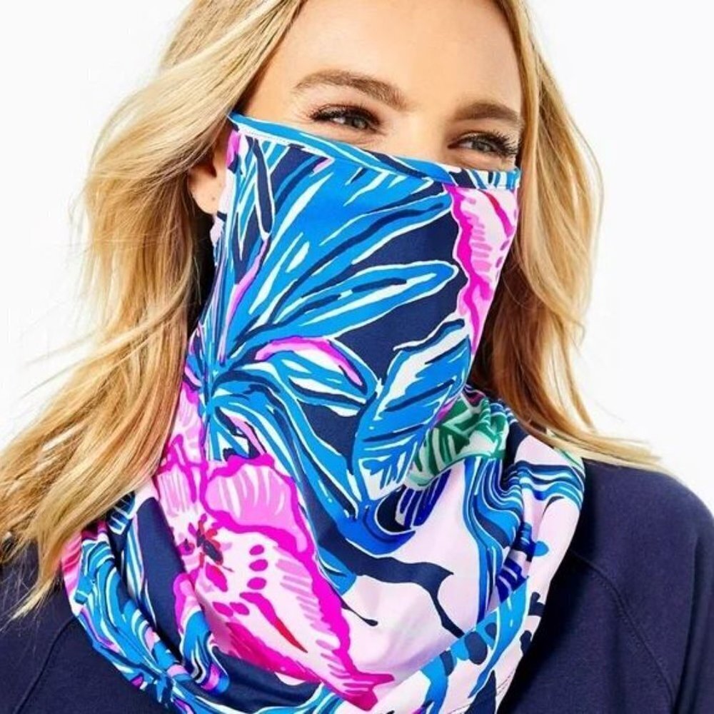 Lilly Pulitzer Women's Lilly Printed Adult Gaiter Mask